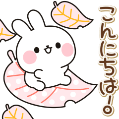 リアクション色々♪うさぎさん