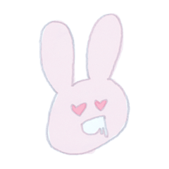 愛嬌溢れるうさぎさん