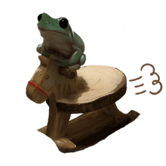 カエル好きの方用スタンプ