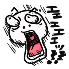 顔で心を揺さぶるスタンプ