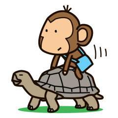 ゆかいなサルのスタンプ2