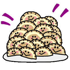 焼き餃子くん水餃子ちゃん揚子さん