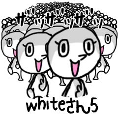 シンプルな白いキャラ5