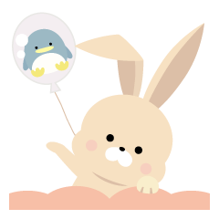 うさうさうさペン　もくもくメッセージ４