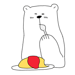 うちのシロクマさん(2)