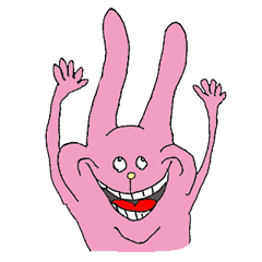 愉快な動物たちのスタンプ