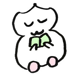 あいづちする読書さん