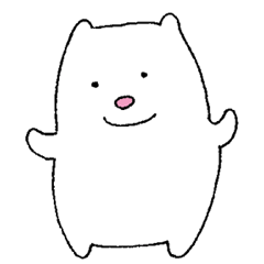 のんびりシロクマさん