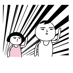 大人顔した仲良し姉弟