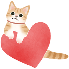 大人やさしい☆猫たちのスタンプ