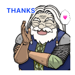 無口なおじさんのためのスタンプ