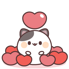 動く♪感情豊かなくろぶちにゃんこ