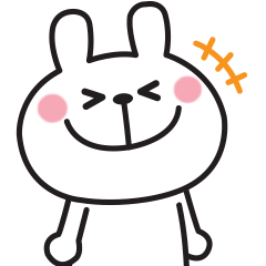 うさぎさんのスタンプ☆LINEスタンプの日
