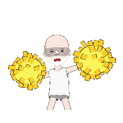 おじいちゃんになれる！スタンプ