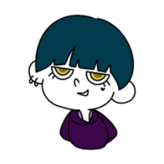 ポップなマッシュヘアくん