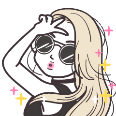 Cutey on the beach-blond