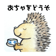 ハリネズミとネコとワニ