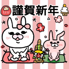 <再販>落書きうさもかちゃん【冬+正月①】