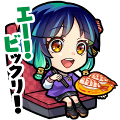 スシロー×モンストコラボ記念スタンプ