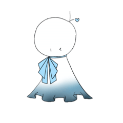 いつでも使えるてるてる坊主のスタンプ