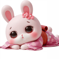 ピンクうさぎ まったくやる気が出ない