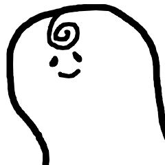 白いひとのスタンプ①