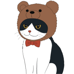 ハチワレ猫の生活