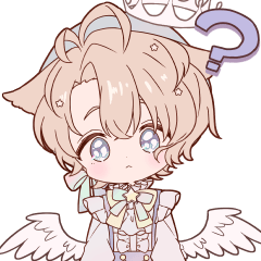動く♡ゆるねこ男子（エンジェル）