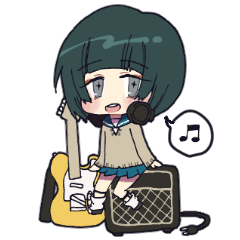 サブカルギークJKスタンプ