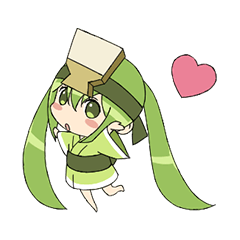 わさびちゃんゆるゆるスタンプ