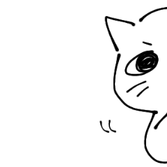 シロネコとクロネコ