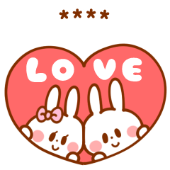 カップル♥うさぎカスタム【彼氏＆旦那へ】