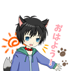 クロは今日もおるすばん！