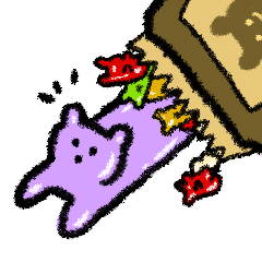 ぶどうの味ゼリー熊