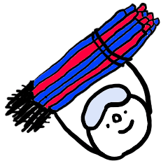 アルペンスキーのスタンプ