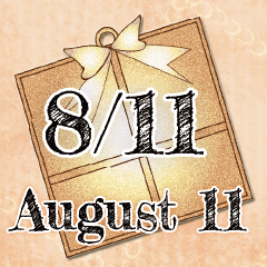8月11日記念日BIGスタンプ