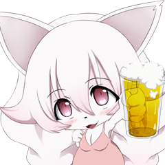 猫をかぶった女の子