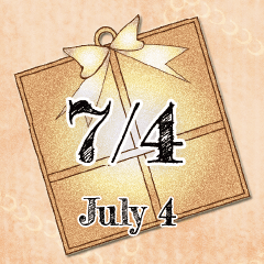 7月4日記念日BIGスタンプ