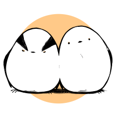 はしゃぐシマエナガ 2