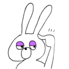 気分屋カラフルうさぎ