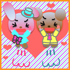 うさぎとくまの日々（励まし）