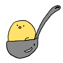 ゆるゆるしたひよこ