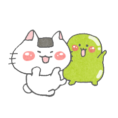 もちにゃんと枝まる1