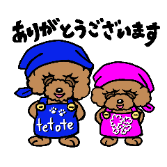 おとくん＆うたちゃんはプードルなのだ