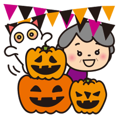 ばぁばの❤︎秋スタンプ