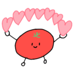 とまとさんのスタンプ。