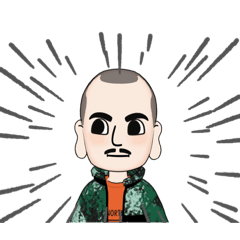 おきらくおじさんスタンプ