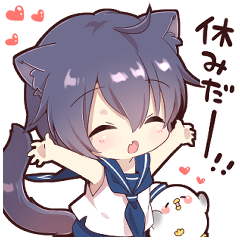 ツンデレ猫耳少年【夏セーラー】