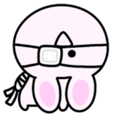 中二病。シュールなミニうさぎ