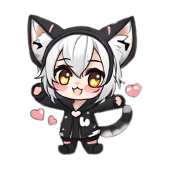 ちびキャラ(猫)
